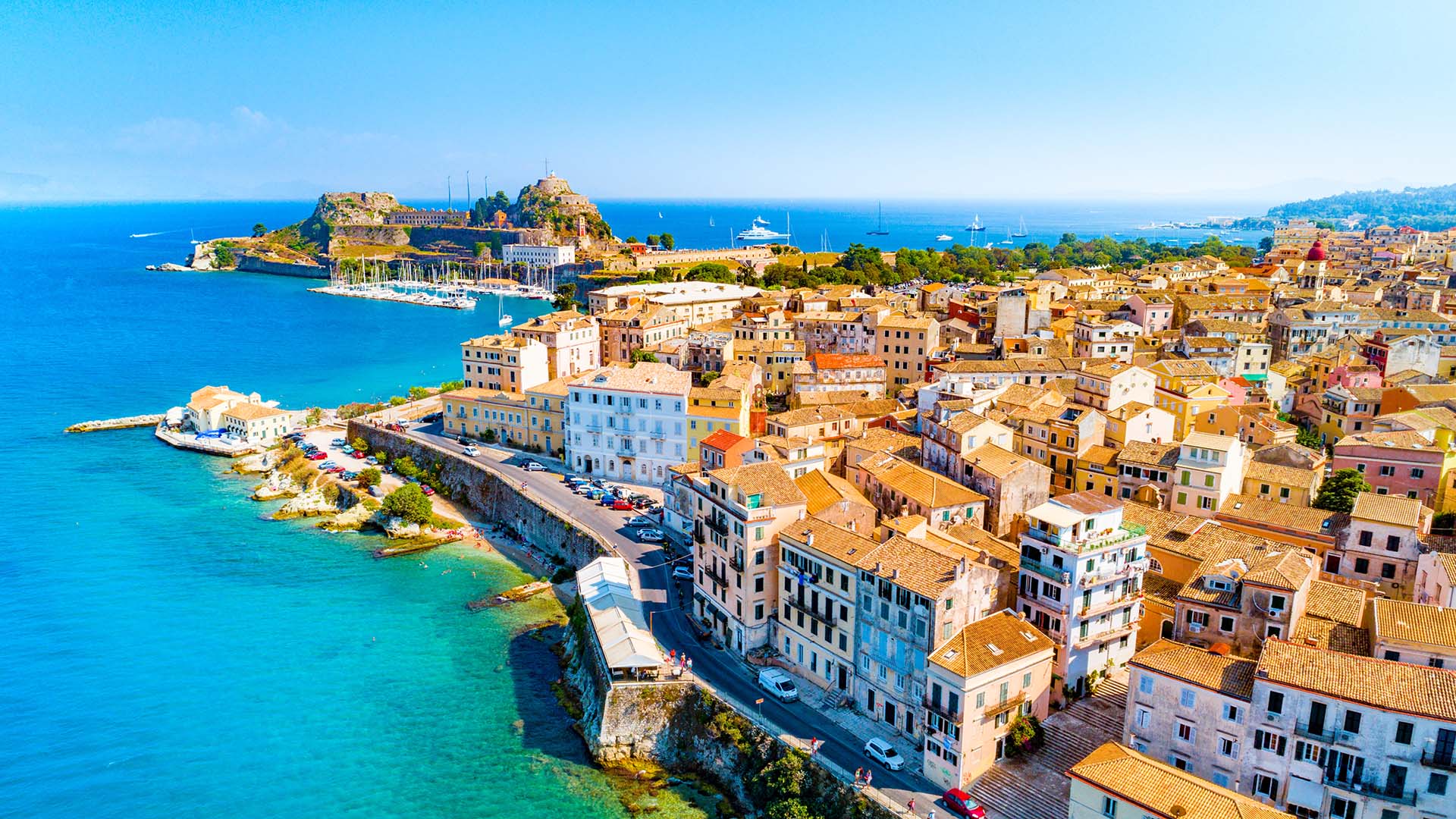 Corfu Greece Business Class Flight Deals