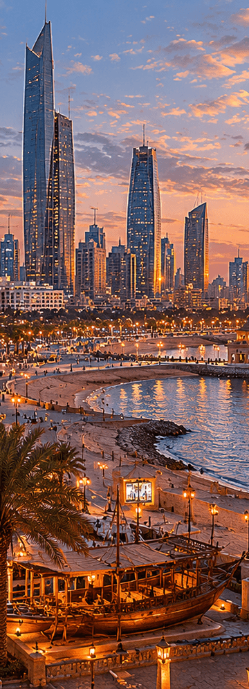 Business Class Flights to Kuwait City, Kuwait