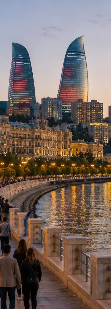 Business Class Flights to Baku, Azerbaijan