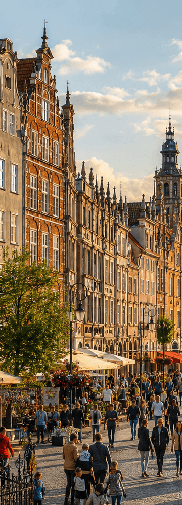 Business Class Flights to Gdansk, Poland