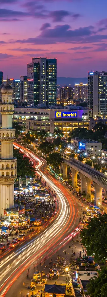 Business Class Flights to Hyderabad, India