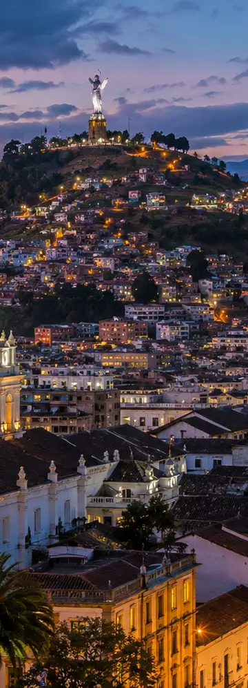 Business Class Flights to Quito, Ecuador